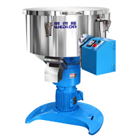 Vertical Type Blender Turbulence produced by 8 blades mixing in all directions.