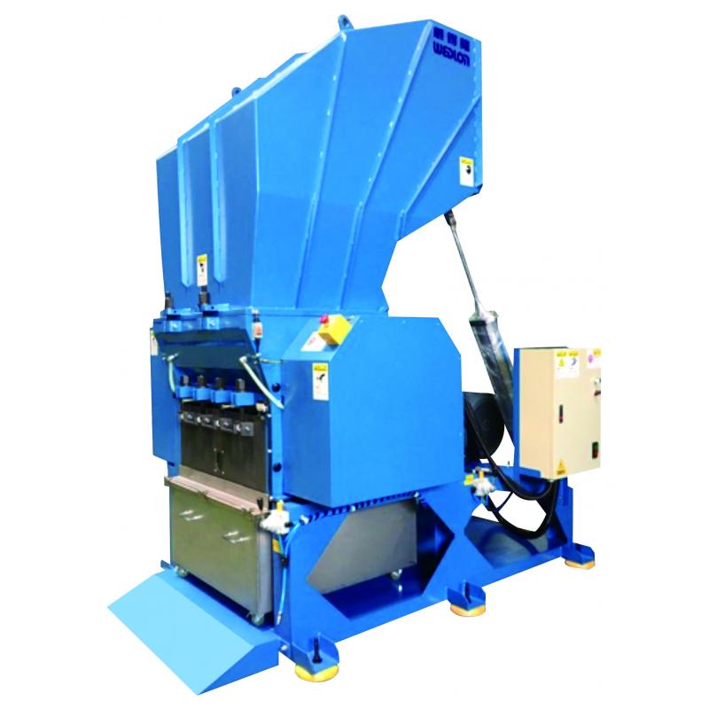 The Powerful Plastic Shredding Machine is major for crushing the various runners, sprues and defected products from plastic injection molding machine.